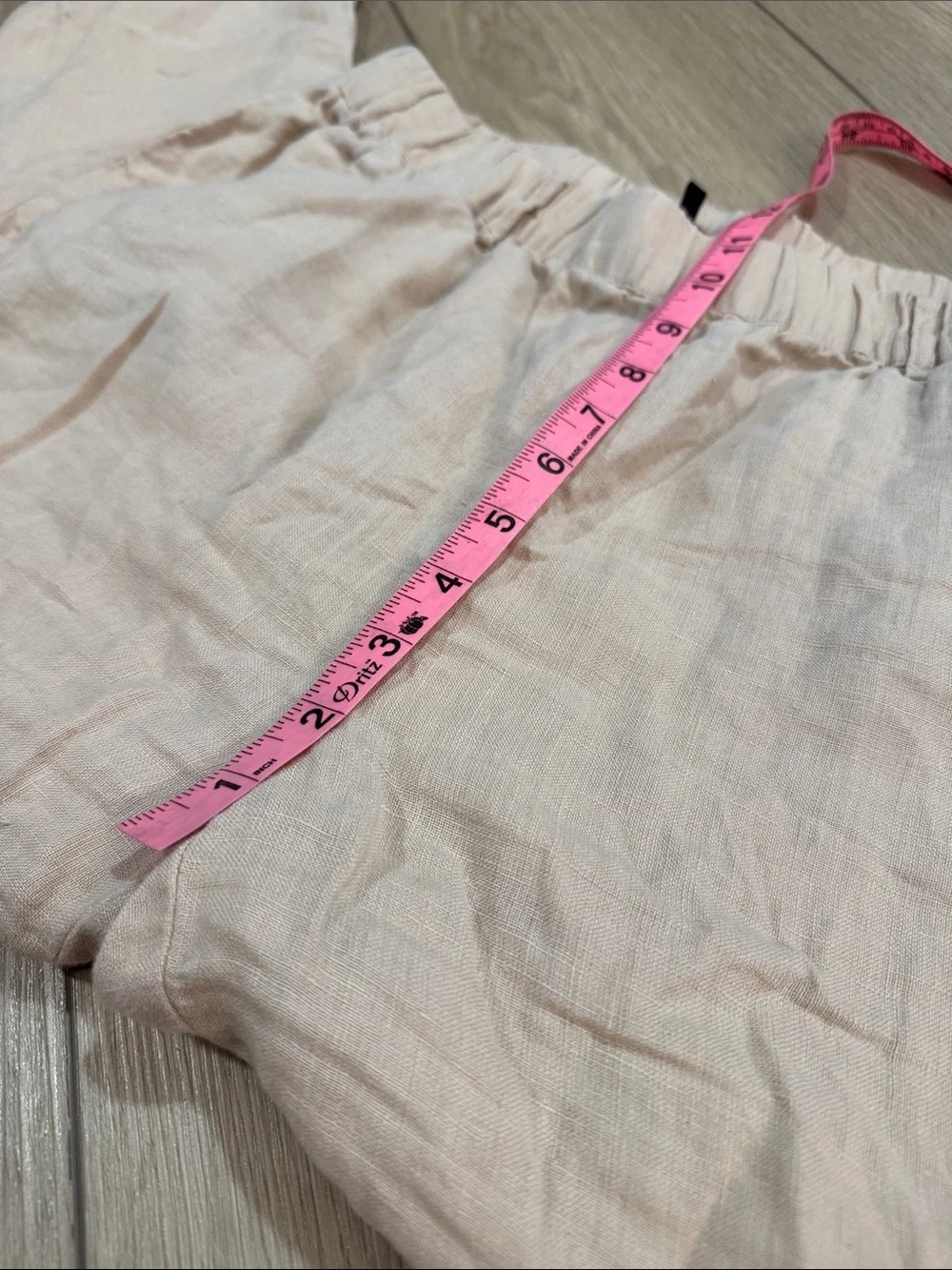 Quince 100% European Linen Pants Sz M Trendy Summer Natural Lightweight Beach